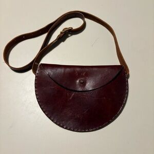 Handmade Elegant Brown Leather Fanny Pack